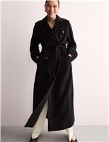Pure Wool Wrap Coat