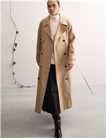 Pure Cotton Belted Trench Coat