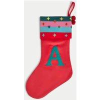 Velvet Alphabet Stocking