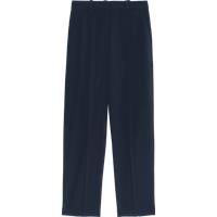 Pleat Front Tapered Ankle Grazer Trousers