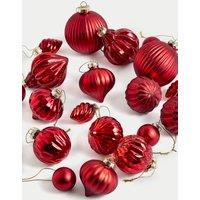 20pk Glass Baubles