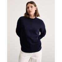 Pure Cashmere Crew Neck Relaxed Jumper