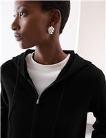 Pure Cashmere Zip Up Hoodie