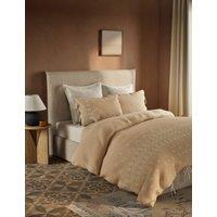 M&S X Fired Earth Sierra Pure Cotton Embroidered Bedding Set Camella
