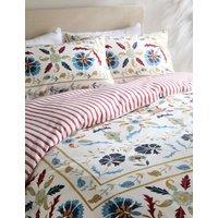 M&S Pure Cotton Suzani Bedding Set Multi