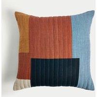 Pure Cotton Quilted Patchwork Cushion