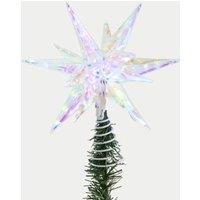 Iridescent Light Up Star Tree Topper