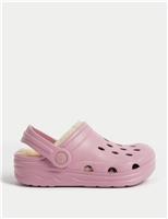 Kids Fur Lined Clogs (4 Small -13 Small)