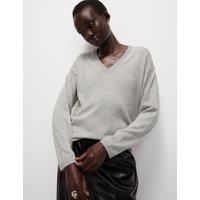 Pure Merino Wool V-Neck Jumper