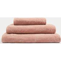 Pure Cotton Linear Floral Towel