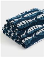 Pure Cotton Sardines Towel