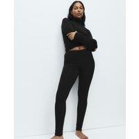 M&S Heatgen Maximum Thermal Fleece Leggings Black