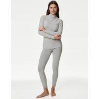 M&S Heatgen Maximum Thermal Fleece Top Grey Marl