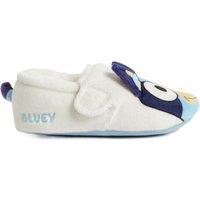 M&S Kids' Bluey Riptape Slippers (4 Small - 12 Small) Cream Mix