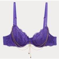 Lenita Lace Wired Balcony Bra (A-E)