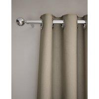 Velvet Ribbed Eyelet Blackout Curtains