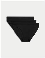 3pk Cotton with Stretch Knickers (6-16 Yrs)