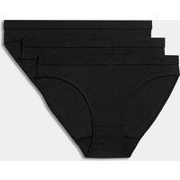 3pk Cotton with Stretch Knickers (6-16 Yrs)