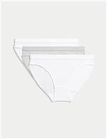 3pk Cotton with Stretch Knickers (6-16 Yrs)