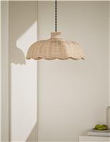 Scallop Rattan Shade