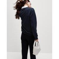 M&S Cotton Rich Sweatshirt Midnight Navy