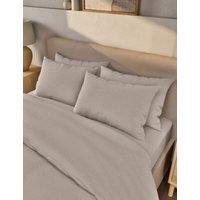 2pk Pure Brushed Cotton Pillowcases