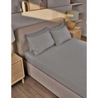 Pure Brushed Cotton Deep Fitted Sheet