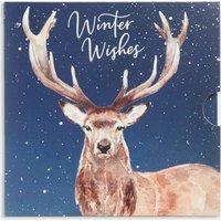 M&S Christmas Stag Gift Card No Colour