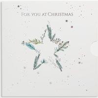 Xmas Silver Star Gift Card