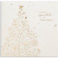 Xmas Gold Tree Gift Card