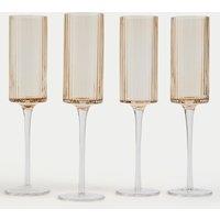 Set of 4 Handmade Celine Champagne Flutes