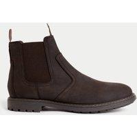 Wide Fit Leather Waterproof Chelsea Boots