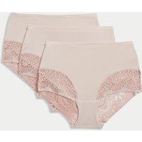 Body by M&S 3pk Body Soft Full Briefs Opaline