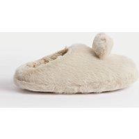 Kids Bunny Faux Fur Slippers (9 Small - 6 Large)