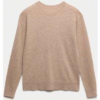 Autograph Pure Cashmere Crew Neck Jumper Cappuccino