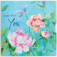 Blue Floral Gift Card