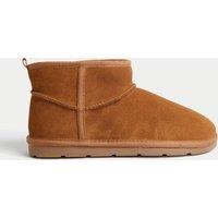 M&S Kids' Suede Ankle Boots (4 Small - 6 Large) Tan