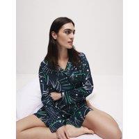 Dream Satin Printed Nightshirt