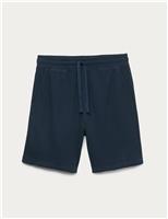 Pure Cotton Waffle Loungewear Shorts