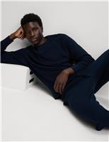 Pure Cotton Waffle Loungewear Sweatshirt