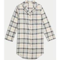 Cotton Rich Checked Nightshirt