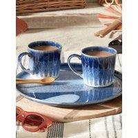 Set of 2 Studio Blue Accent Mugs