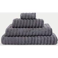Pure Cotton Super Plush Ribbed Bath Towel