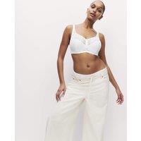 M&S Amelia Lace Non Wired Total Support Bra B-H White