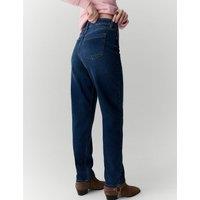 Per Una Girlfriend Mid Rise Turn Up Jeans with Lyocell Dark Indigo