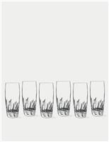 Set of 6 Mixology Incanto Hi Ball Glasses