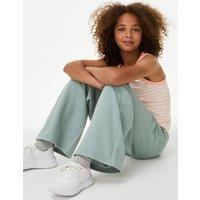 Cotton Rich Wide Leg Joggers (6-16 Yrs)