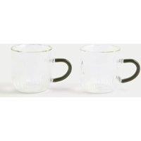 Set of 2 Ribbed Mugs