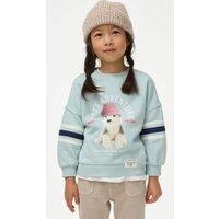 Cotton Rich Photographic Dog Sweatshirt (2-8 Yrs)