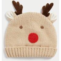 Kids Reindeer Winter Hat (0-3 Yrs)